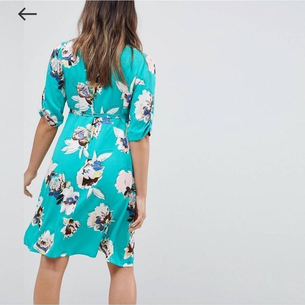 Mamalicous Floral Maternity Tea Dress Size Medium - Picture 3 of 4
